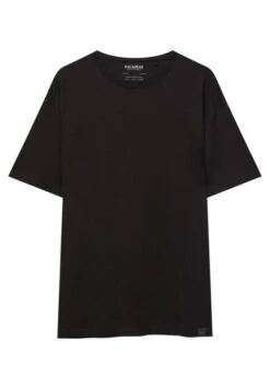 PULL & BEAR Basic Short SleevedT-Shirt BasicBlack Uomo T-shirt E Polo PUC22O1MR-Q11 -Pull & Bear a6e6a5a3eb904d8fade0e88906b6e650