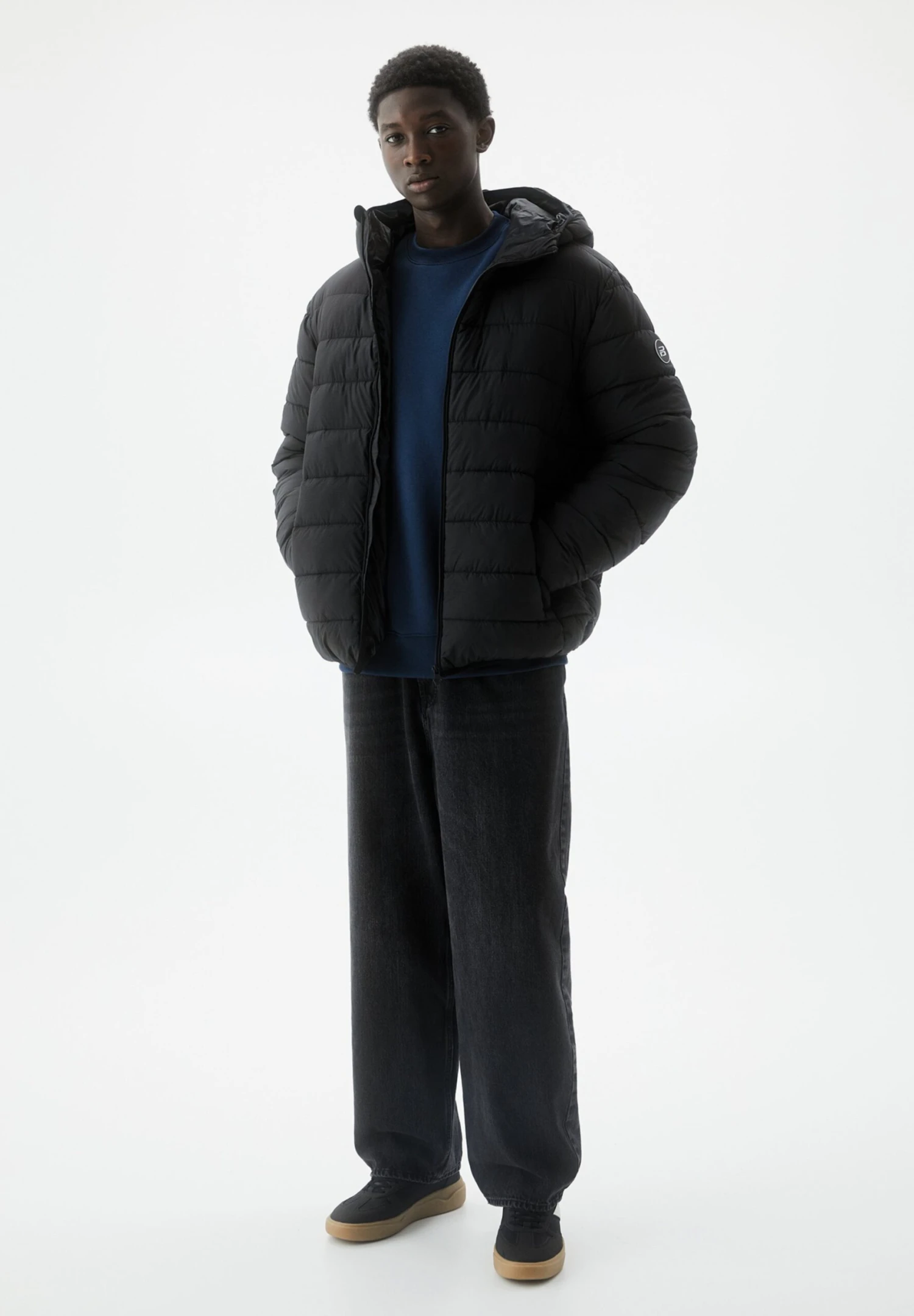 PULL & BEAR LightweightGiacca InvernaleBlack Uomo Giacche PUC22T0ST-Q11 2 PULL & BEAR LightweightGiacca InvernaleBlack Uomo Giacche PUC22T0ST-Q11 - immagine 2