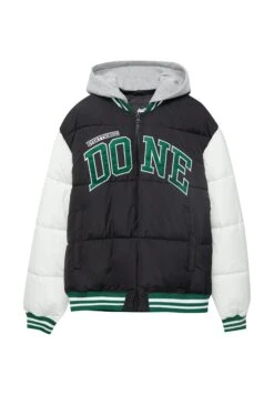 PULL & BEAR Hooded Puffer Bomber - Giacca Invernale - Black -Pull & Bear a8744f6663f44ac2bcdddc28366e8ea3