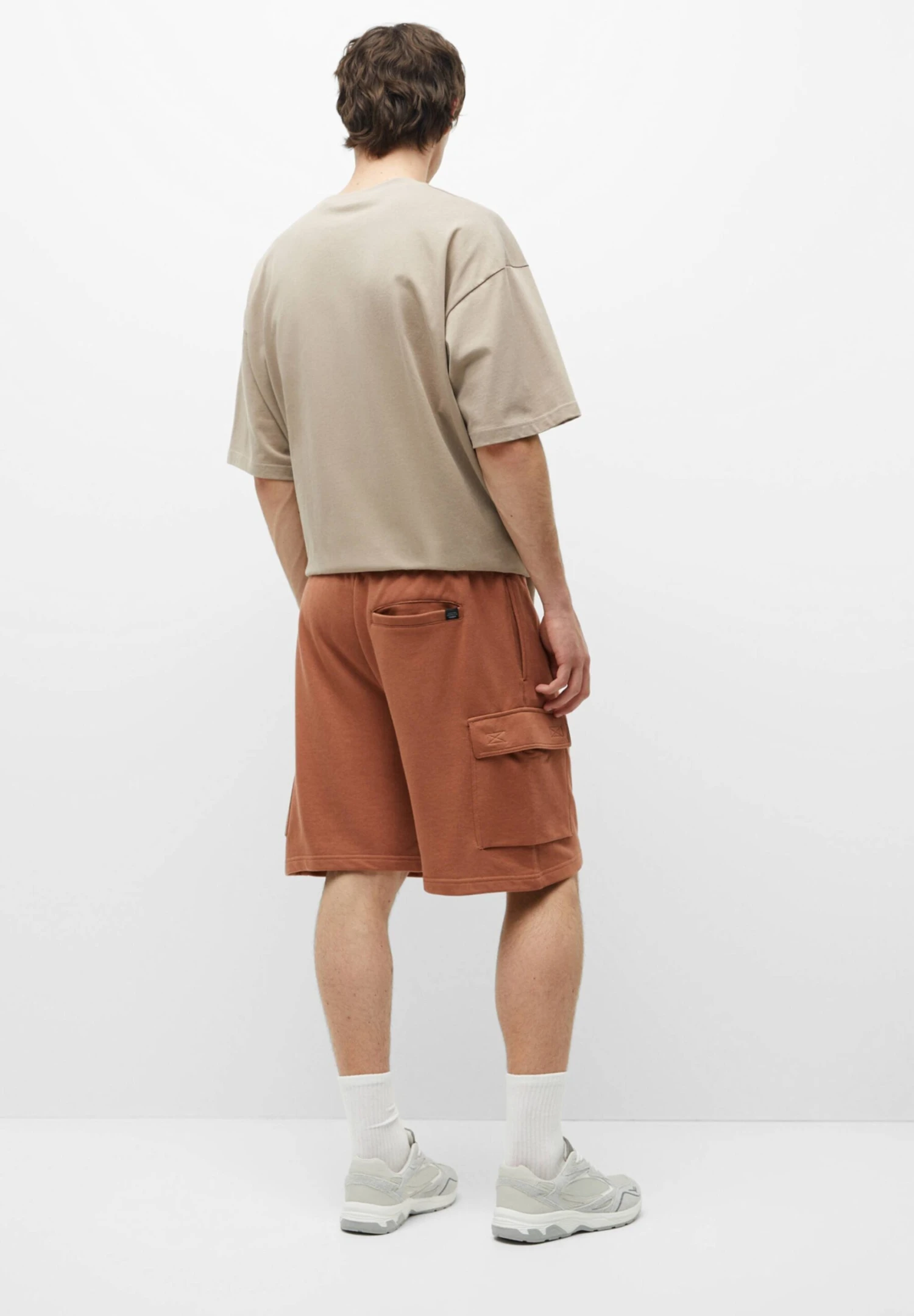 PULL & BEAR Bermuda Straight - Shorts - Orange 3 PULL & BEAR Bermuda Straight - Shorts - Orange - immagine 3