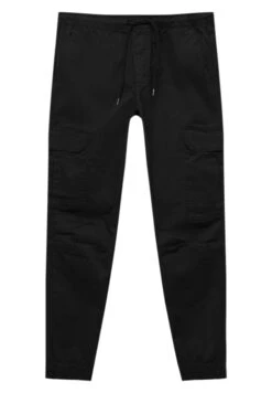 PULL & BEAR Basic JoggersPantaloni CargoBlack Uomo Pantaloni PUC22E0ET-Q11 -Pull & Bear ab08013122fc497faa93ef9b1b31ace2