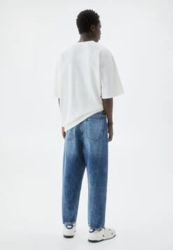 PULL & BEAR Jeans A SigarettaBlue Denim Uomo Jeans PUC22G0PX-K11 -Pull & Bear ab64d5e1bbdd42cc815ac6eeaa1238b5