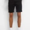 PULL & BEAR Faded BermudaShorts Di JeansBlack Uomo Bermuda PUC22F0CG-Q11