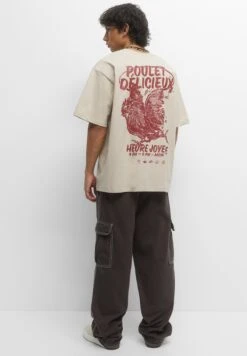 PULL & BEAR Short Sleeve T-Shirt Con StampaSand Uomo T-shirt E Polo PUC22O1PX-B11 -Pull & Bear ad671461724a42a3b84988045dd08f0c