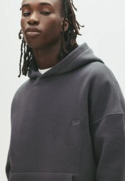 PULL & BEAR Felpa Con Cappuccio - Blue/grey -Pull & Bear ad6b7be0ee8849c081f35a25d5351f0a