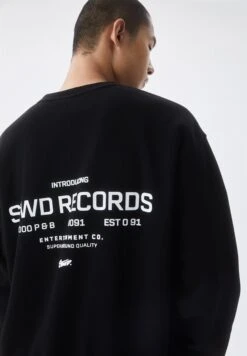 PULL & BEAR LetteringFelpaBlack Uomo Maglieria E Felpe PUC22S0R9-Q11 -Pull & Bear ae5748bacc7643a0bd33c97a32a0808d