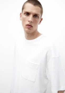 PULL & BEAR Short SleeveWith PocketT-Shirt BasicWhite Uomo T-shirt E Polo PUC22O1N4-A11 -Pull & Bear af1015d6a6ed4f01b3b4b59c5b2b7096