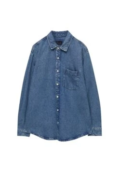 PULL & BEAR With PocketCamiciaBlue Uomo Camicie PUC21E12Q-K11 -Pull & Bear af4a060fa7e2476a808da980dddba94b