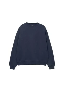 PULL & BEAR ROUND NECK - Felpa - Dark Blue -Pull & Bear b008d0a81b1b44bd8eb7085ff5e596af