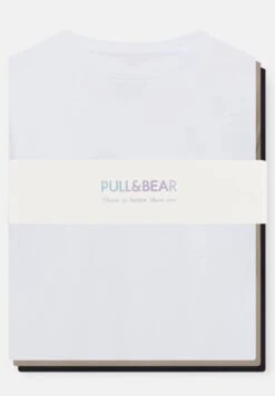 PULL & BEAR Pack Of 3 - T-Shirt Basic - Beige -Pull & Bear b0aa41cf455e496cb088a8ba9532d60f