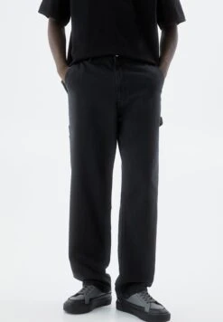 PULL & BEAR Faded Carpenter - Pantaloni - Black