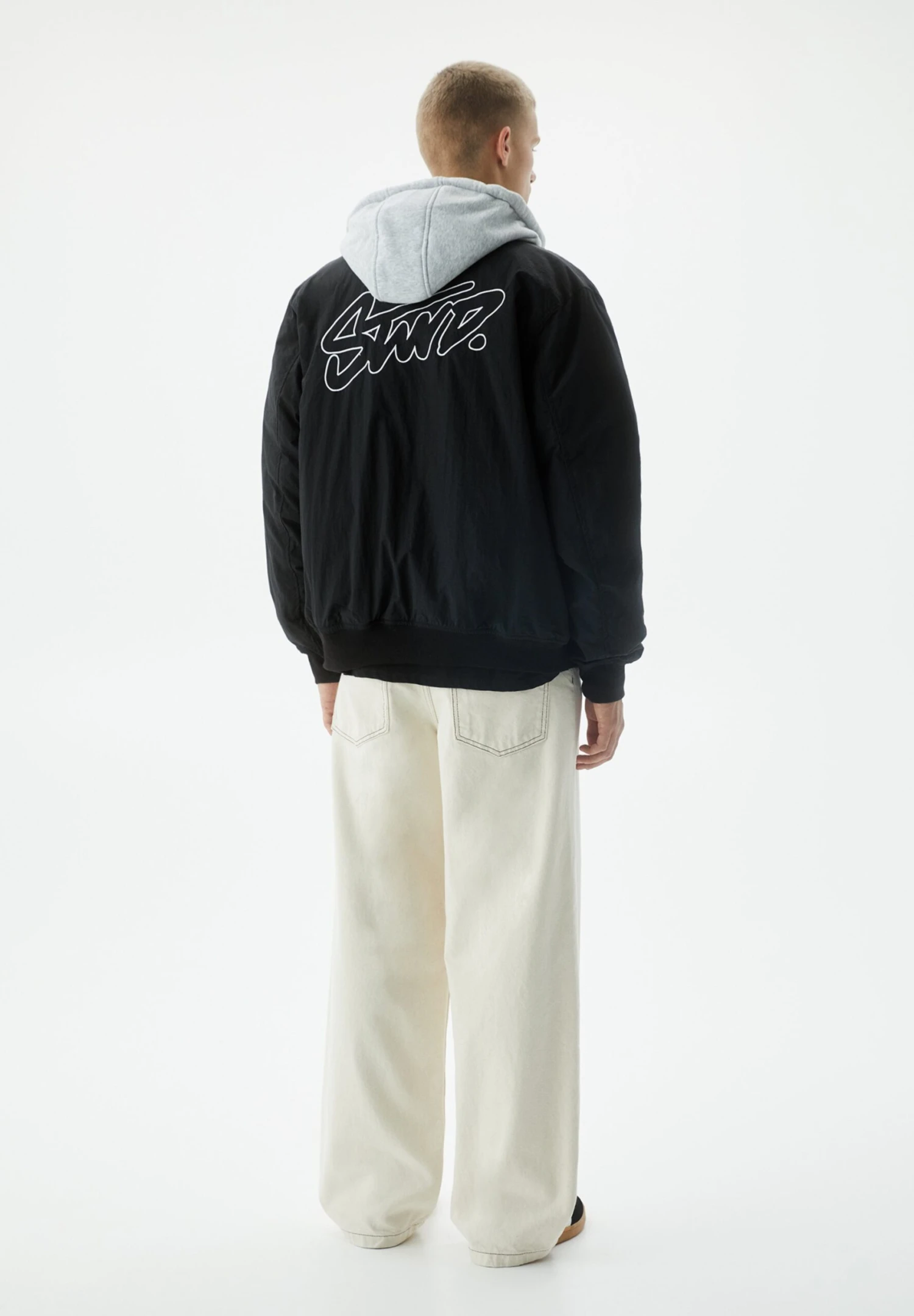 PULL & BEAR DetachableGiacca Da Mezza StagioneBlack Uomo Giacche PUC22T0T9-Q11 1 PULL & BEAR DetachableGiacca Da Mezza StagioneBlack Uomo Giacche PUC22T0T9-Q11