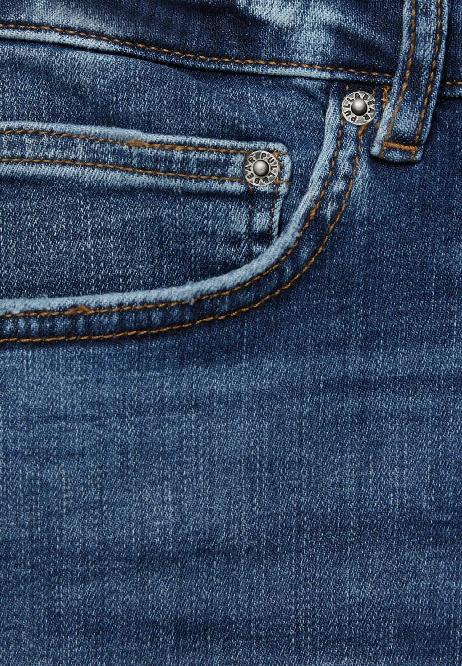 PULL & BEAR Faded Jeans Slim FitDark Blue Denim Uomo Jeans PUC22G0OQ-K11 7 PULL & BEAR Faded Jeans Slim FitDark Blue Denim Uomo Jeans PUC22G0OQ-K11 - immagine 7