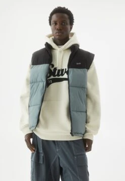 PULL & BEAR BasicPuffer GiletSmanicatoGreen Uomo Giacche PUC22T0SP-M11