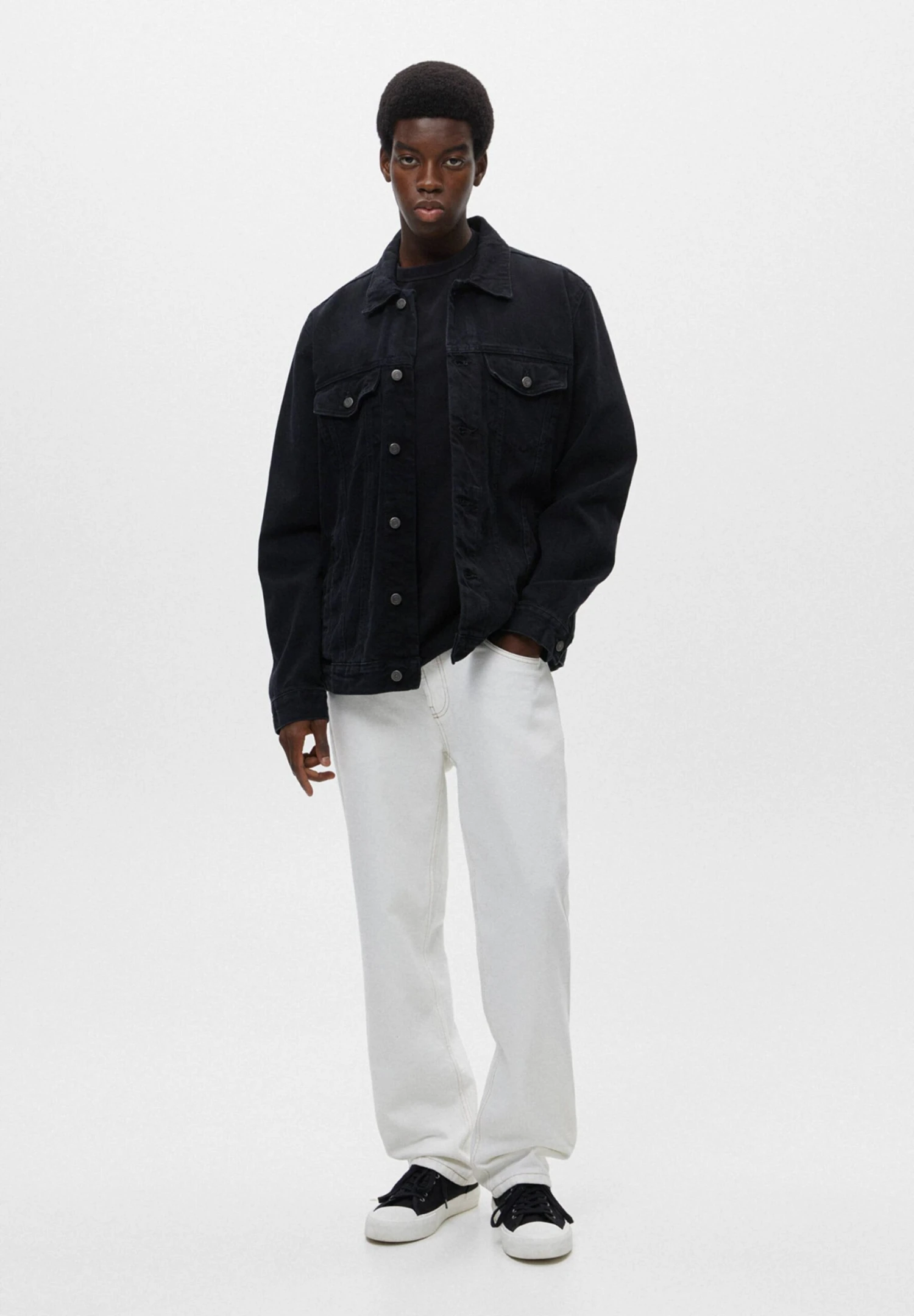 PULL & BEAR Wide - Jeans Baggy - White 2 PULL & BEAR Wide - Jeans Baggy - White - immagine 2