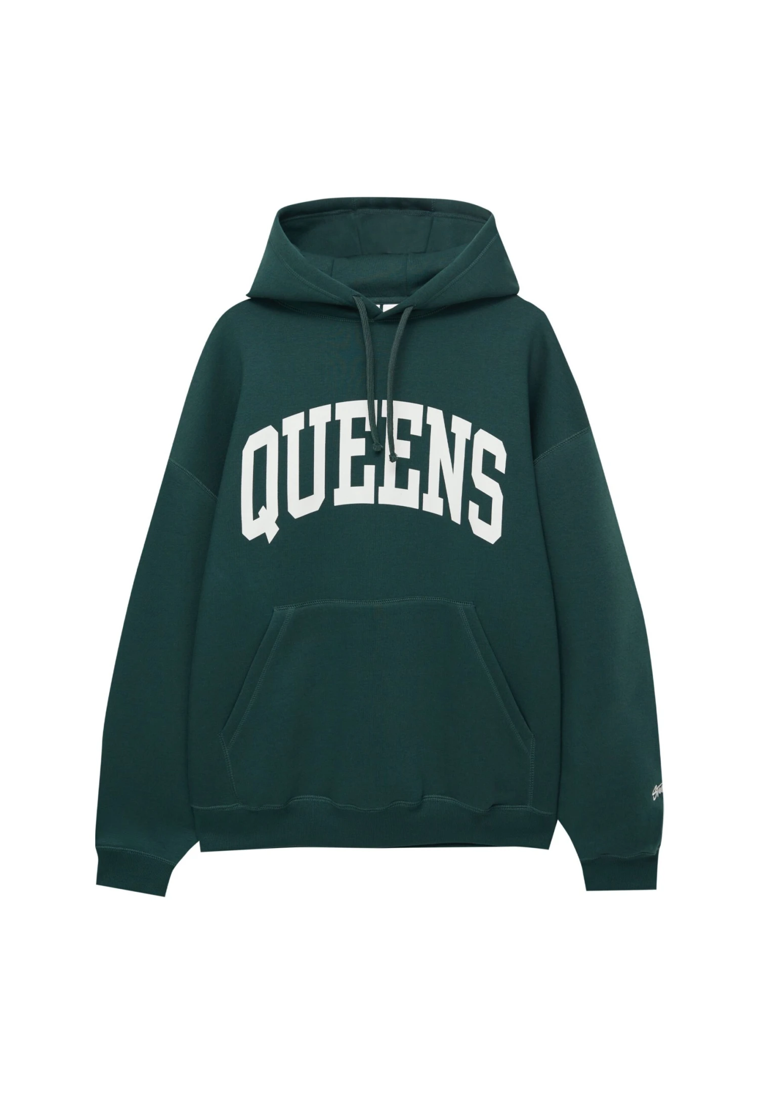 PULL & BEAR Queens Felpa Con CappuccioDark Green Uomo Maglieria E Felpe PUC22S0QX-M11 6 PULL & BEAR Queens Felpa Con CappuccioDark Green Uomo Maglieria E Felpe PUC22S0QX-M11 - immagine 6