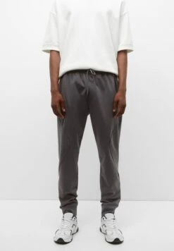 PULL & BEAR Stwd Joggers With ZipsPantaloni SportiviBrown Uomo Pantaloni PUC22E0ES-O11