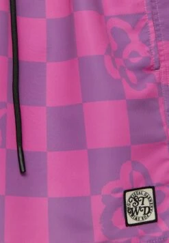 PULL & BEAR Chequered PrintShorts Da MarePink Uomo Moda Mare PUC82H03P-J11 -Pull & Bear b4777b05289544e1ad8fe6c1457f6cd7