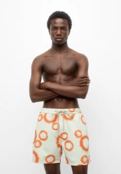 PULL & BEAR Tie-DyeCostume Da BagnoOrange Uomo Moda Mare PUC82H03F-H11