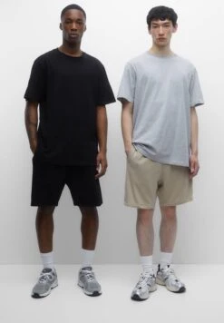 PULL & BEAR 2 Pack Jogger- Pantaloni Sportivi - Camel