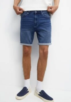 PULL & BEAR Faded BermudaShorts Di JeansBlue/Denim Uomo Bermuda PUC22F0CG-K11