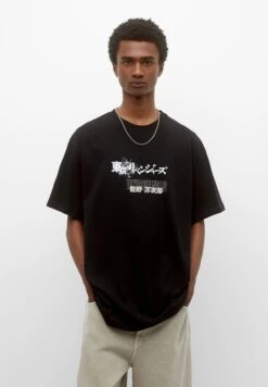 PULL & BEAR Tokyo Revengers Slogan PrintT-Shirt Con StampaBlack Uomo T-shirt E Polo PUC22O1MZ-Q11 -Pull & Bear b5ee6972caa94d23ace4e6bdfefb3d40
