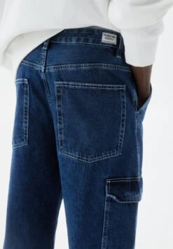 PULL & BEAR With Front Panel Jeans A SigarettaBlue Denim Uomo Jeans PUC24A001-K12 -Pull & Bear b68b2d720f8644ed8e82775a6433ff0f