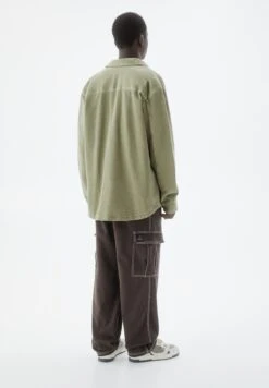 PULL & BEAR Long Sleeve- Camicia - Khaki 12 PULL & BEAR Long Sleeve- Camicia - Khaki -Pull & Bear b6ee25d674c648f399c1c018885e507b