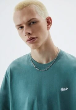 PULL & BEAR With Stwd LogoT-Shirt BasicGreen Uomo T-shirt E Polo PUC22O1NS-M13 -Pull & Bear b76581f33df74a90abc7d4d8e12c40ea