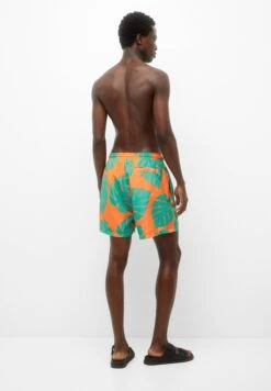 PULL & BEAR Palm Tree PrintCostume Da BagnoOrange Uomo Moda Mare PUC82H03D-H11 -Pull & Bear b7e1c22b17734cdeb524b2289dda78df