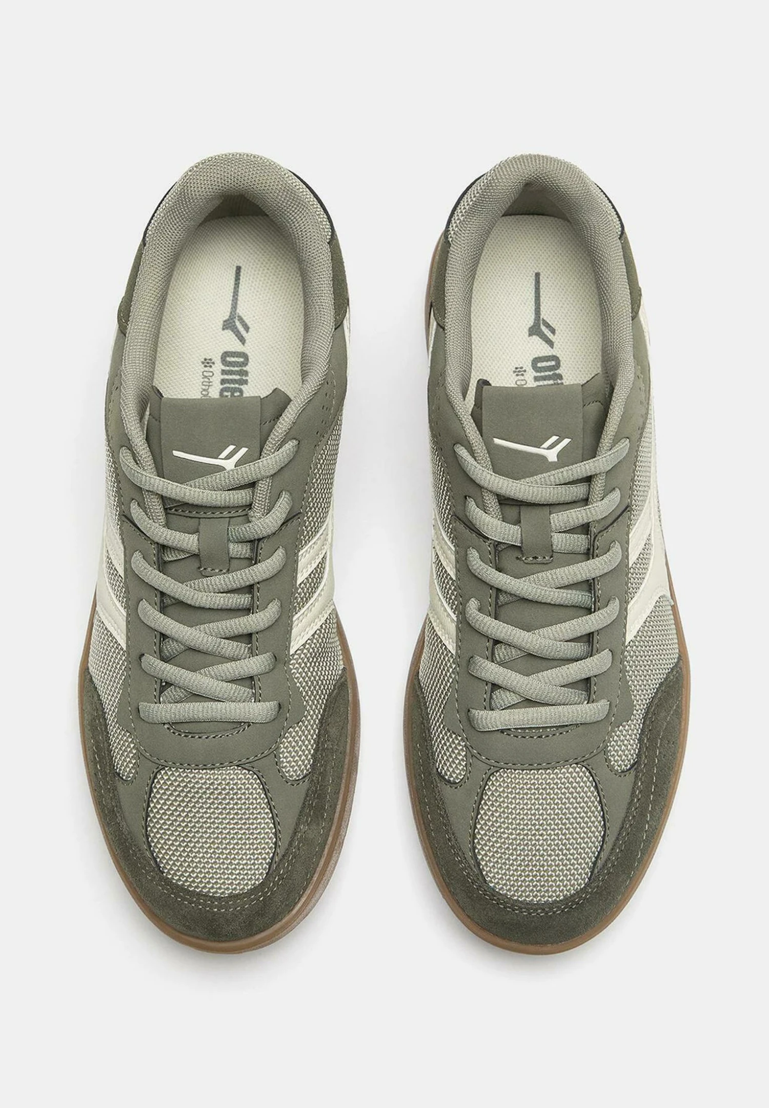 PULL & BEAR RETRO - Sneakers Basse - Khaki 3 PULL & BEAR RETRO - Sneakers Basse - Khaki - immagine 3