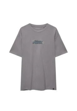 PULL & BEAR With RhinestonesShort SleeveT-Shirt Con StampaLight Grey Uomo T-shirt E Polo PUC22O1PR-C11 -Pull & Bear b8cfbe630219426b8427ee352b0f985a