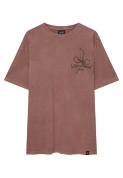 PULL & BEAR Short Sleeve With Floral And Slogan Print T-Shirt Con StampaPink Uomo T-shirt E Polo PUC22O1O6-J11 -Pull & Bear b9a3314cfee445248a9ae85d812a3b13