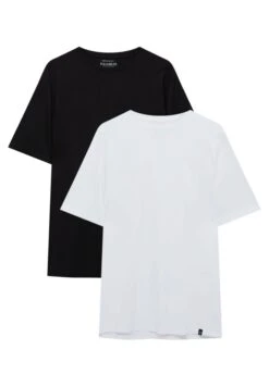 PULL & BEAR 2 PackT-Shirt BasicBlack / White Uomo T-shirt E Polo PUC22O1L3-Q12 -Pull & Bear bb600ed1b3c147258e40ca7a0e706651