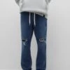 PULL & BEAR Jeans BaggyBlue Denim Uomo Jeans PUC22G0OC-K12