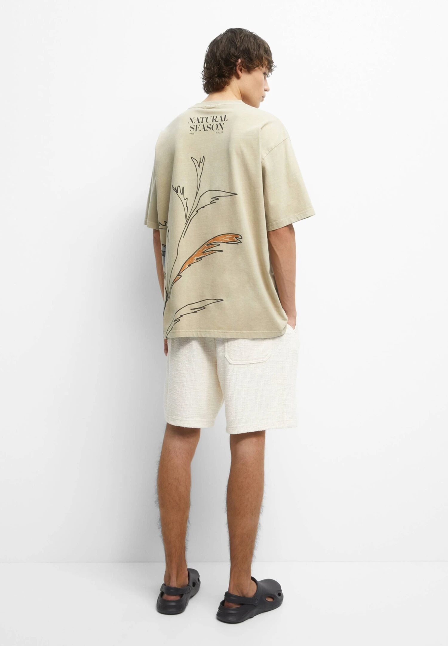 PULL & BEAR Short Sleeve T-Shirt Con StampaSand Uomo T-shirt E Polo PUC22O1OC-B11 3 PULL & BEAR Short Sleeve T-Shirt Con StampaSand Uomo T-shirt E Polo PUC22O1OC-B11 - immagine 3