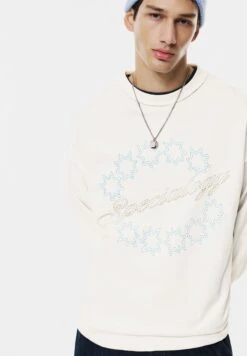 PULL & BEAR BOXY FIT - Felpa - White -Pull & Bear bd58ae9c39e74e2ba7fa79a1ea06808f