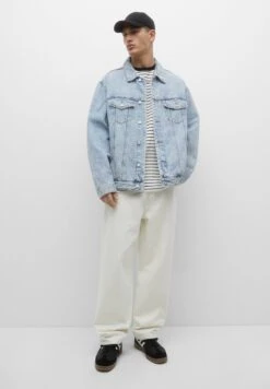 PULL & BEAR With PocketsGiacca Di JeansBlue Denim Uomo Giacche PUC22T0RN-K12 26 PULL & BEAR With PocketsGiacca Di JeansBlue Denim Uomo Giacche PUC22T0RN-K12 -Pull & Bear bf73fafedf8c4a3a84c21bb580fd2476