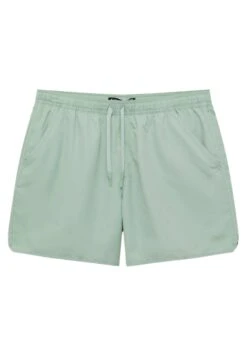 PULL & BEAR Basic With Elastic Waistband - Costume Da Bagno - Light Green -Pull & Bear bfd945bdac204de294a9761c0e9473d8