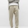 PULL & BEAR Stwd Joggers With ZipsPantaloni SportiviStone Uomo Pantaloni Sportivi E Joggers PUC22E0ES-C12