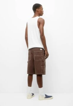 PULL & BEAR Carpenter Bermuda Shorts Di JeansDark Red Uomo Jeans PUC22F0C1-G11 10 PULL & BEAR Carpenter Bermuda Shorts Di JeansDark Red Uomo Jeans PUC22F0C1-G11 -Pull & Bear c0da0a05a0714abdbc8bef9d77e99982