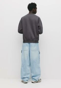 PULL & BEAR ROUND NECK - Felpa - Dark Grey -Pull & Bear c143ccba2af44c7296ff163ae9424e52