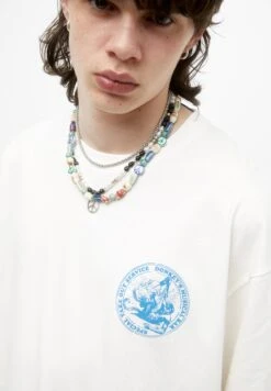 PULL & BEAR Short SleeveWith GraphicT-Shirt Con StampaWhite Uomo T-shirt E Polo PUC22O1MJ-A11 -Pull & Bear c48c9cac33df4f73bc62dbb5ea1a3d9c