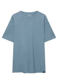 PULL & BEAR Heavy WeightT-Shirt BasicBlue Uomo T-shirt E Polo PUC22O1BR-K11 -Pull & Bear c4f9f9f1627a48bfb6a7cc3bcb2b1c6a