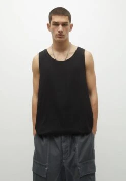 PULL & BEAR Basic Tank TopBlack Uomo T-shirt E Polo PUC22O1LA-Q11