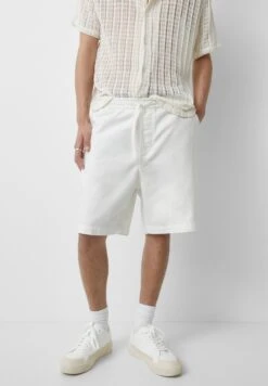 PULL & BEAR With Drawstring-Bermuda ShortsWhite Uomo Bermuda PUC22F0DM-A11