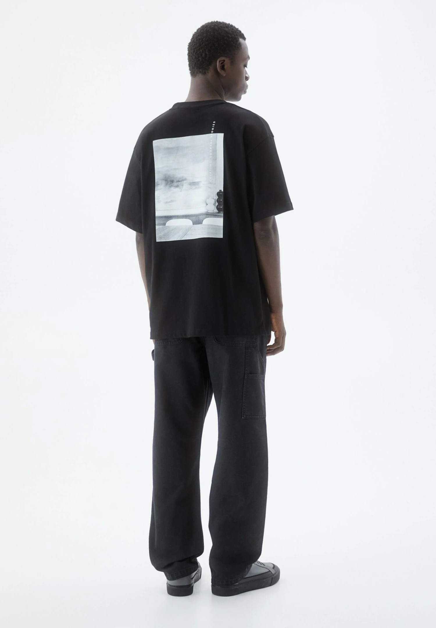 PULL & BEAR Faded Carpenter - Pantaloni - Black 3 PULL & BEAR Faded Carpenter - Pantaloni - Black - immagine 3