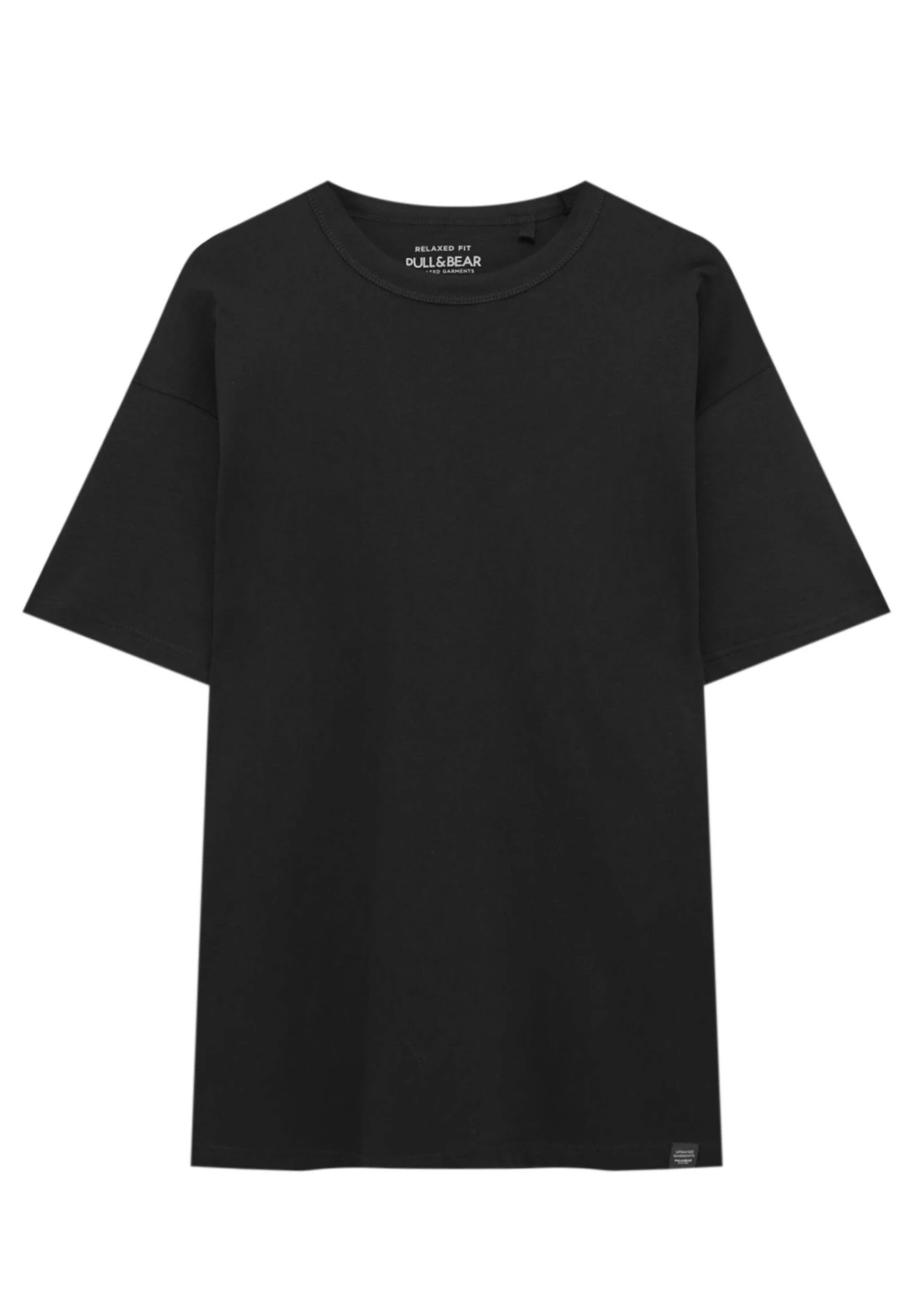 PULL & BEAR Heavy WeightT-Shirt BasicMottled Black Uomo T-shirt E Polo PUC22O1BR-Q11 5 PULL & BEAR Heavy WeightT-Shirt BasicMottled Black Uomo T-shirt E Polo PUC22O1BR-Q11 - immagine 5