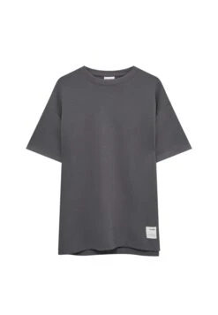 PULL & BEAR PlushT-Shirt BasicGrey Uomo T-shirt E Polo PUC22O1KE-C11 -Pull & Bear ca950ef4b92347669f938a7e3bdc9891