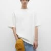 PULL & BEAR Oversize Short Sleeve - T-Shirt Basic - White